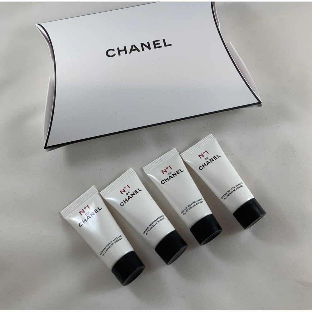 CHANEL Skincare Set in White and Black